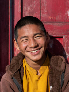 Young Monk in Solu the lower Everest region