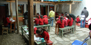 School in Lo Manthan in the Mustang region of Nepal