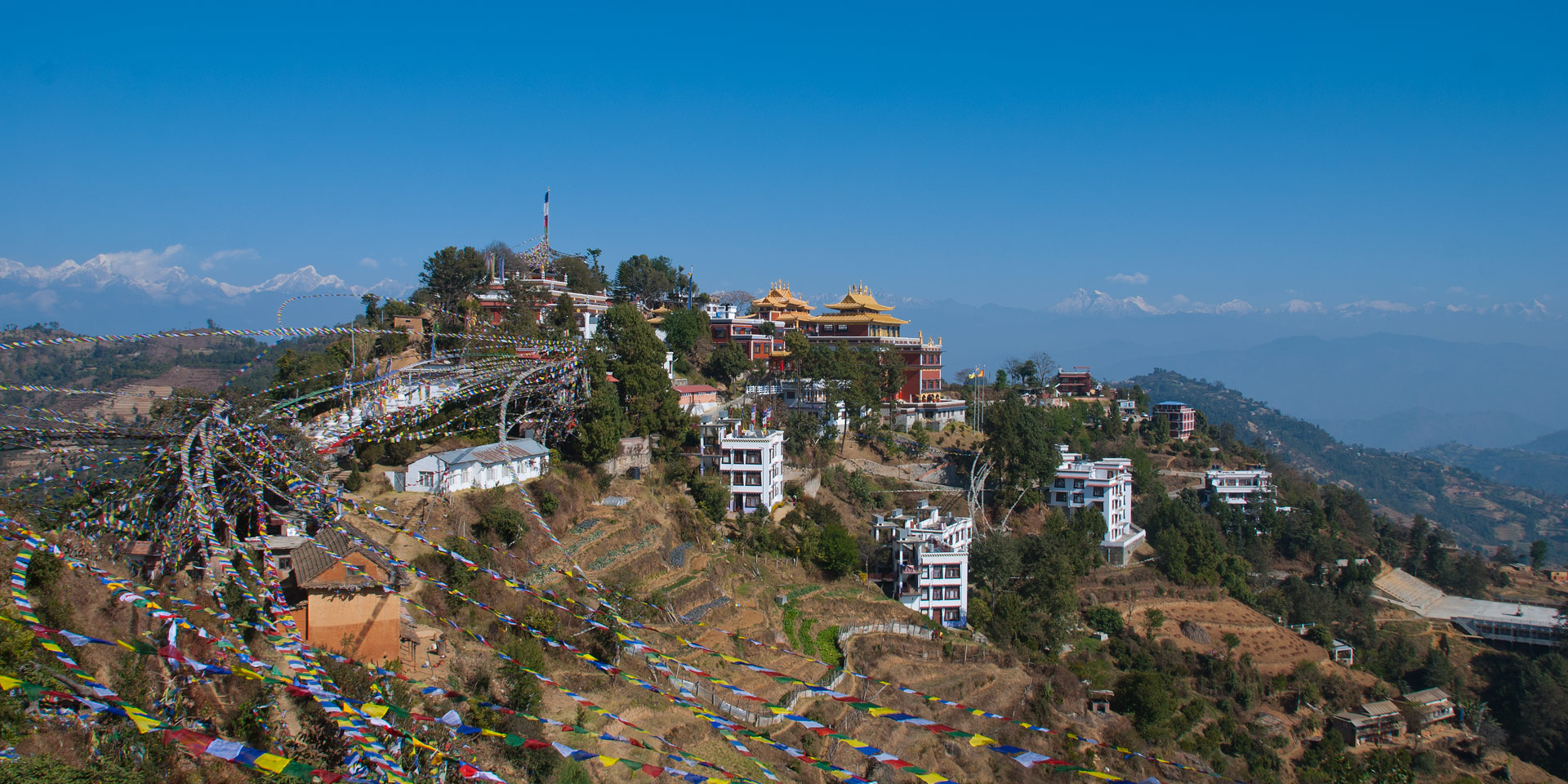 Namobuddha Monastery on the Balthali trek in Nepal