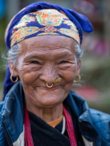 Rai lady in the Solu the lower part of the Everest region in Nepal