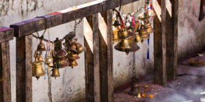 Bells at the Muktinath temple in the Mustang region of Nepal