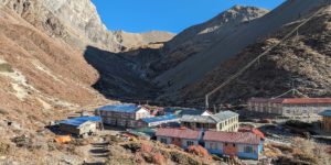 Tilicho base camp tea houses on the Annapurna circuit