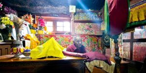 The Guru Rimpoche cave near Na in the Rolwaling valley, Nepal