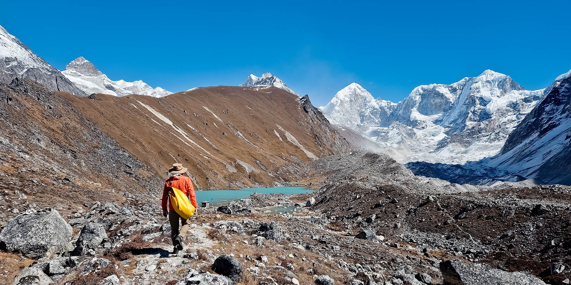 Trekking to Omi Tsho Lake © Mads Mathiasen